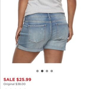 SO Blue Jean Shorts. Size 5